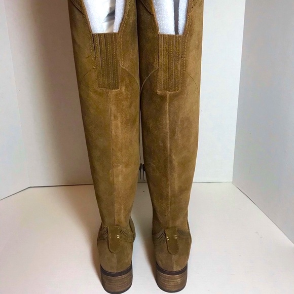 PRICE FIRM BNIB Vince Camuto Karinda Tan OTK Suede Boots 6 - Picture 3 of 9